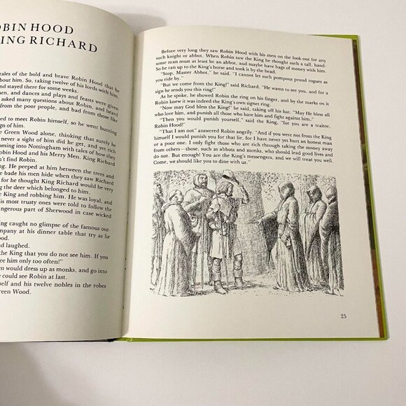 Vtg 1981 Robin Hood and His Merry Men Retold by Enid Blyton Collier - Picture 16 of 16